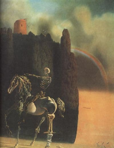 <b>Dali</b> The Horseman Of Death Hand Painted Reproduction