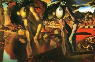 <b>Dali</b> The Metamorphosis Of Narcissus Hand Painted Reproduction
