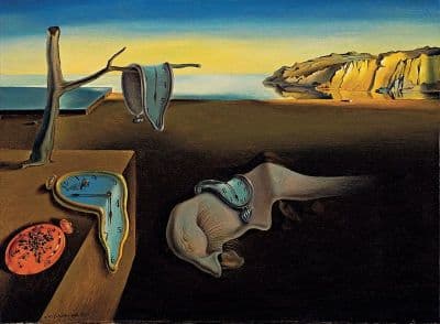 <b>Dali</b> The Persistence Of Memory Hand Painted Reproduction