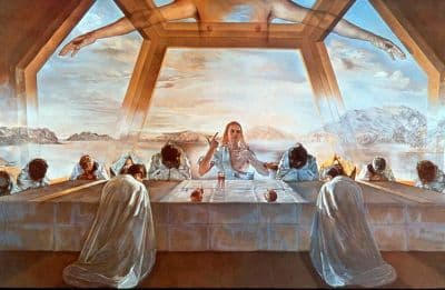 <b>Dali</b> The Sacrament Of The Last Supper Hand Painted Reproduction