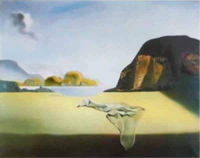 <b>Dali</b> The Transparent Simulacrum Of The Feigned Image Hand Painted Reproduction