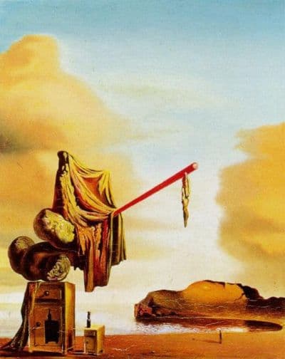 <b>Dali</b> Untitled Dreams On The Beach Hand Painted Reproduction