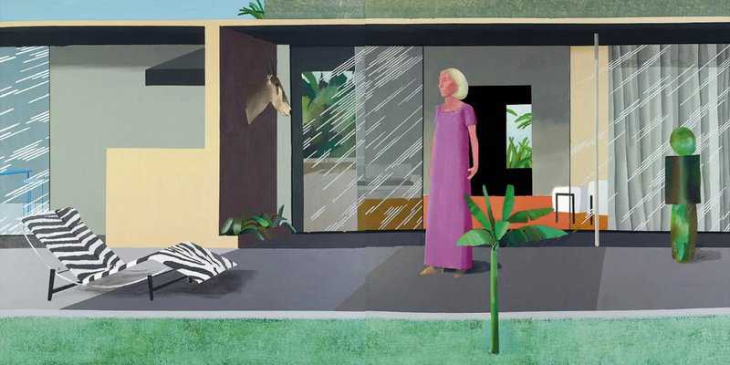 David Hockney Beverly Hills Housewife 1966 Hand Painted Reproduction museum quality