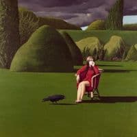 David Inshaw The Raven - 1971 Hand Painted Reproduction