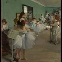 Degas Edgar The Ballet Class Hand Painted Reproduction