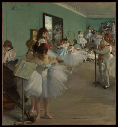 Degas Edgar The Ballet Class Hand Painted Reproduction