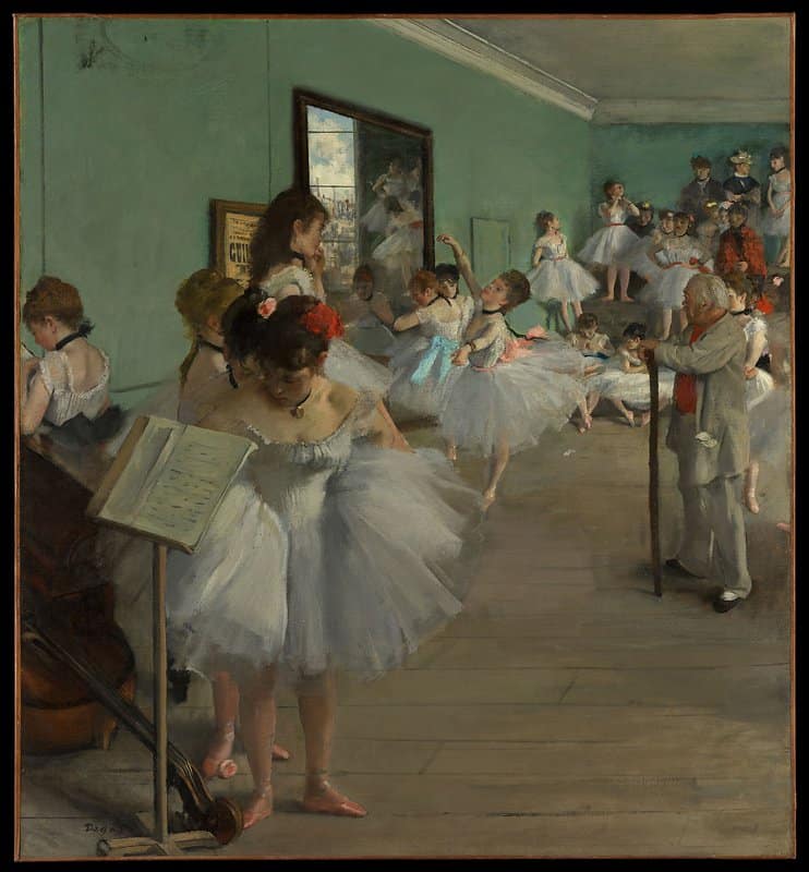 Degas Edgar The Ballet Class Hand Painted Reproduction museum quality