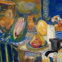 Delaunay Portuguese Still Life Hand Painted Reproduction