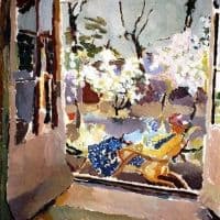 Duncan Grant The Room With A View - 1919 Hand Painted Reproduction