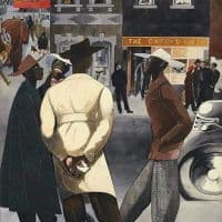 Edward Burra Zoot Suits 1948 Hand Painted Reproduction