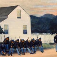Hopper, Dawn Before Gettysburg 1934 Hand Painted Reproduction