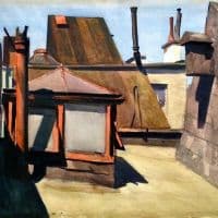 Hopper, My Roof 1928 Hand Painted Reproduction