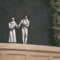 Hopper, Two Comedians 1966 Hand Painted Reproduction