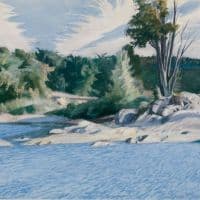 Hopper, White River At Sharon 1937 Hand Painted Reproduction