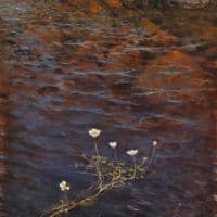 Eero Jarnefelt Pond Water Crowfoot - Pond Weed Hand Painted Reproduction