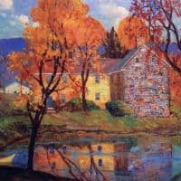 Fern Isabel Coppedge Autumn 1935 Hand Painted Reproduction