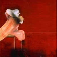Francis Bacon Second Version Of Triptych 1944 - Part 1 Hand Painted Reproduction
