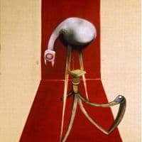 Francis Bacon Second Version Of Triptych 1944 - Part 2 Hand Painted Reproduction