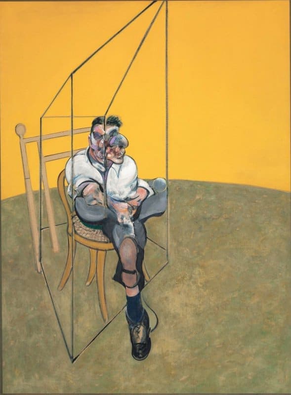 Francis Bacon Triptych 3 Studies Of Lucian Freud - Part 1 Hand Painted Reproduction museum quality