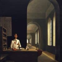 Franz Sedlacek The Chemist 1932 Hand Painted Reproduction