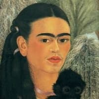 Frida Kahlo Fulang-chang And I Hand Painted Reproduction