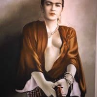 Frida Kahlo Mexicaine Hand Painted Reproduction
