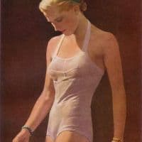 Friedrich Schult In A Swimsuit - 1939 Hand Painted Reproduction