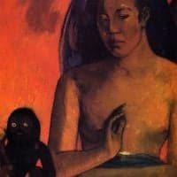 Gauguin Barbarian Poems Hand Painted Reproduction