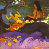 Gauguin By The Sea Hand Painted Reproduction