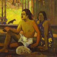 Gauguin Eiaha Ohipa Or Tahitians In A Room Hand Painted Reproduction