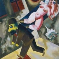George Grosz John Der Frauenm Rder 1918 Hand Painted Reproduction