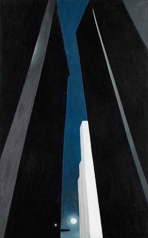 Georgia O Keeffe City Night 1926 Hand Painted Reproduction museum quality