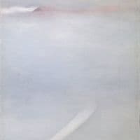 Georgia O Keeffe Road - Mesa With Mist 1961 Hand Painted Reproduction