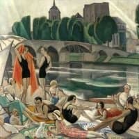 Gerda Wegener On The Banks Of The Loire 1926 Hand Painted Reproduction