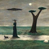 Gertrude Abercrombie The Stroll - 1943 Hand Painted Reproduction