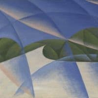 Giacomo Balla Abstract Speed - The Car Has Passed Hand Painted Reproduction
