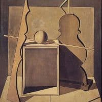 Giorgio Morandi Metaphysical Still Life With Triangle 1919 Hand Painted Reproduction