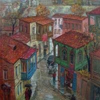 Giovanni Vepkhvadze Old Tbilisi Hand Painted Reproduction