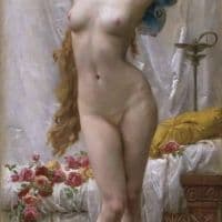 Guillaume Seignac The Awakening Of Psyche Hand Painted Reproduction