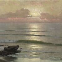 Guillermo Gomez Gil Dawn C. 1920 Hand Painted Reproduction