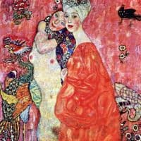 Gustav Klimt The Girlfriends Hand Painted Reproduction