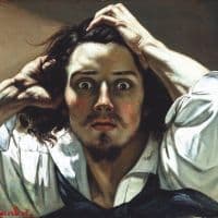 Gustave Courbet The Desperate Hand Painted Reproduction
