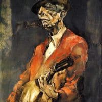 Hari Mitrushi Leonard Cohen Hand Painted Reproduction