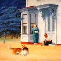Hopper Cape Cod Evening Hand Painted Reproduction