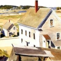 Hopper House By Squam River Gloucester Hand Painted Reproduction