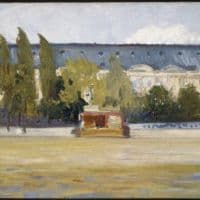 Hopper Louvre And Boat Landing Hand Painted Reproduction
