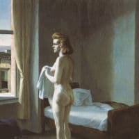 Hopper Morning In A City Hand Painted Reproduction