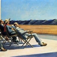 Hopper People In The Sun Hand Painted Reproduction