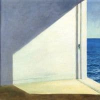 Hopper Rooms By The Sea Hand Painted Reproduction