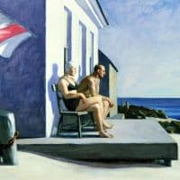 Hopper Sea Watchers 1952 Hand Painted Reproduction